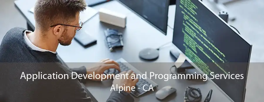 Application Development and Programming Services Alpine - CA