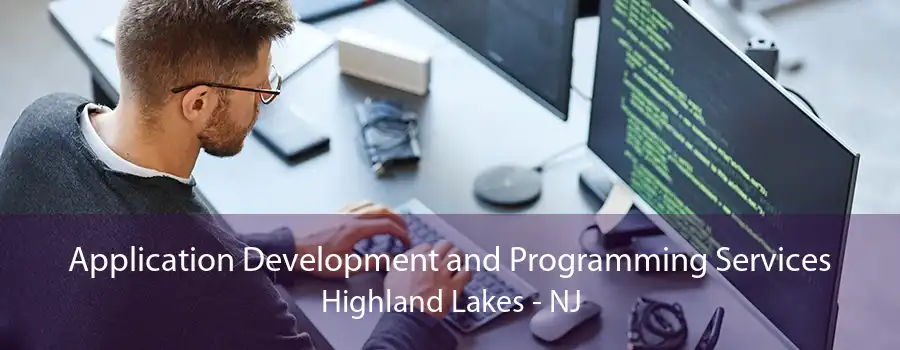 Application Development and Programming Services Highland Lakes - NJ