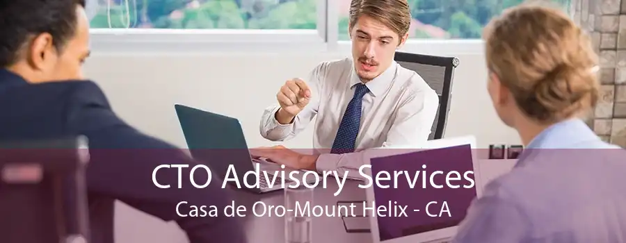 CTO Advisory Services Casa de Oro-Mount Helix - CA