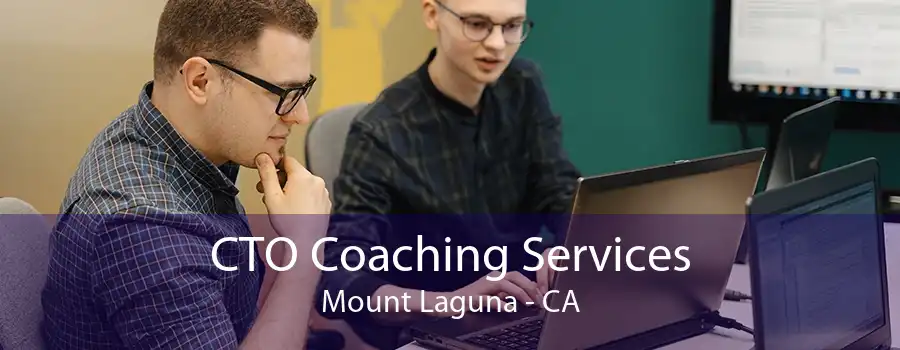 CTO Coaching Services Mount Laguna - CA