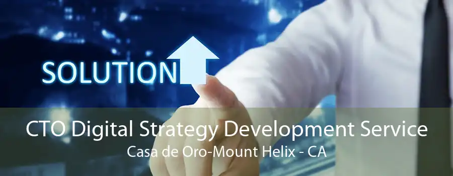 CTO Digital Strategy Development Service Casa de Oro-Mount Helix - CA