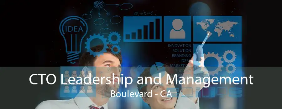 CTO Leadership and Management Boulevard - CA