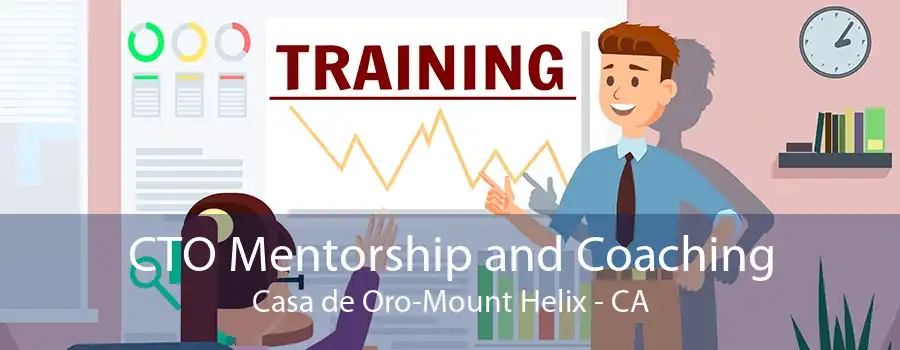 CTO Mentorship and Coaching Casa de Oro-Mount Helix - CA