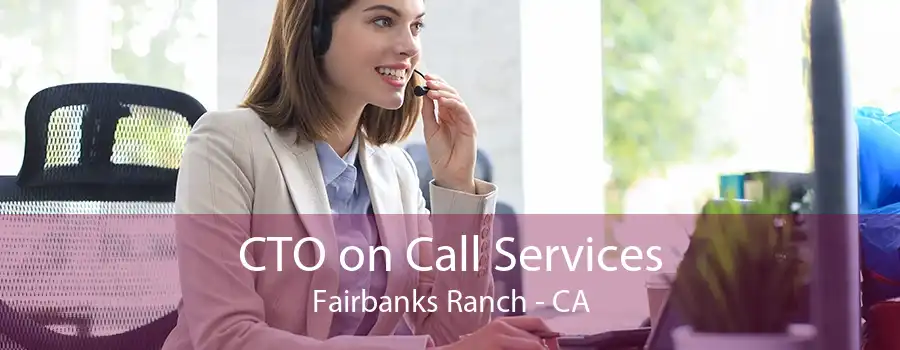 CTO on Call Services Fairbanks Ranch - CA