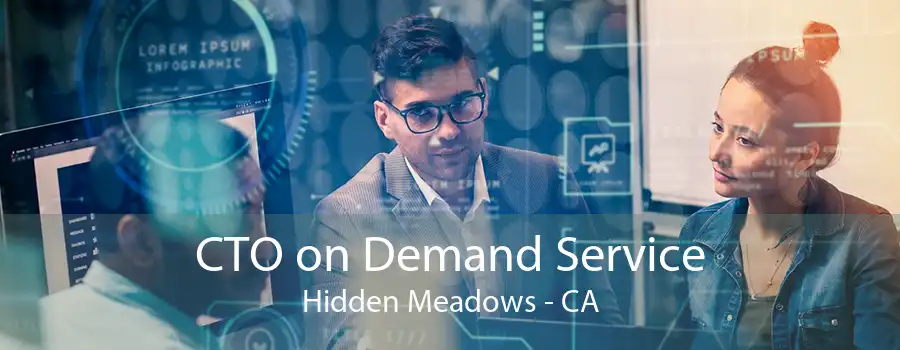 CTO on Demand Service Hidden Meadows - CA