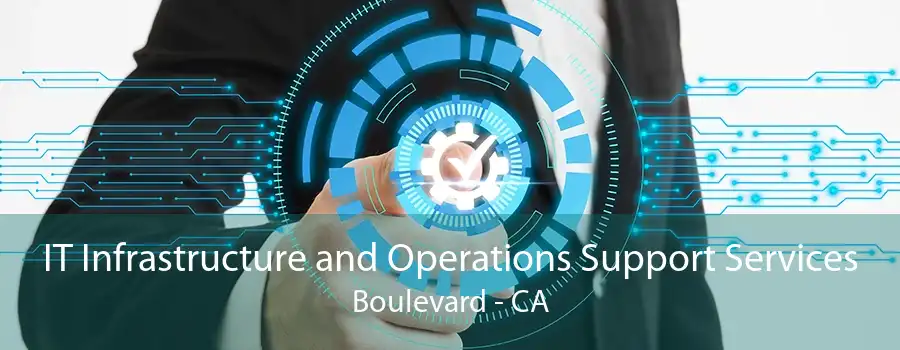 IT Infrastructure and Operations Support Services Boulevard - CA