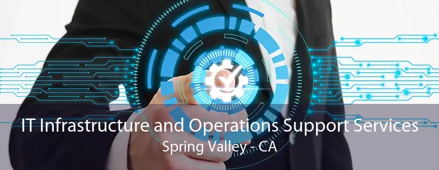 IT Infrastructure and Operations Support Services Spring Valley - CA