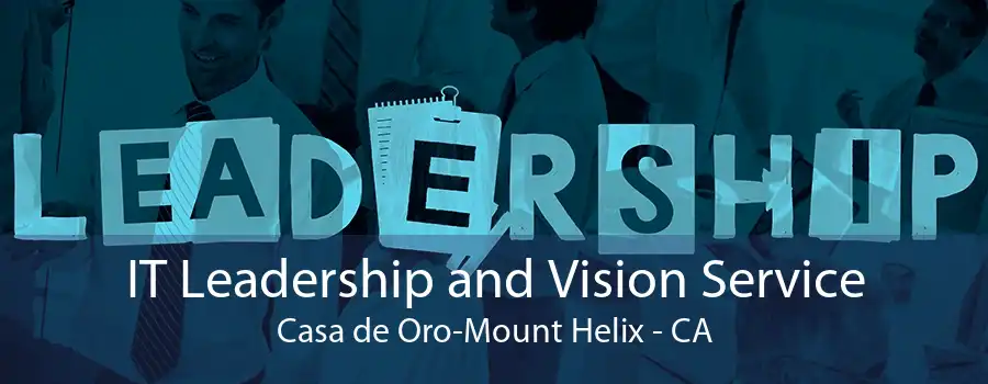 IT Leadership and Vision Service Casa de Oro-Mount Helix - CA