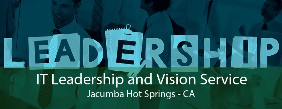 IT Leadership and Vision Service Jacumba Hot Springs - CA