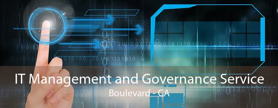 IT Management and Governance Service Boulevard - CA