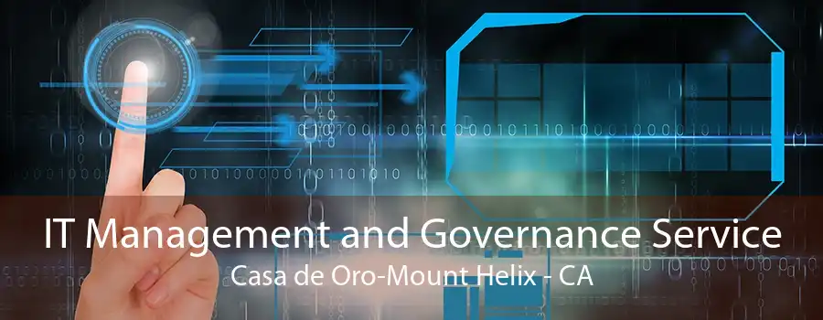 IT Management and Governance Service Casa de Oro-Mount Helix - CA