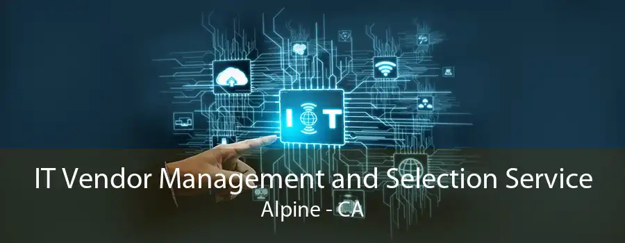 IT Vendor Management and Selection Service Alpine - CA