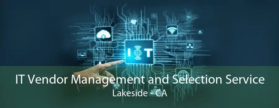 IT Vendor Management and Selection Service Lakeside - CA