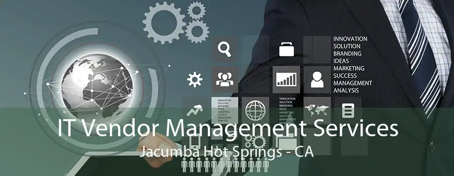 IT Vendor Management Services Jacumba Hot Springs - CA