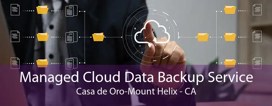 Managed Cloud Data Backup Service Casa de Oro-Mount Helix - CA