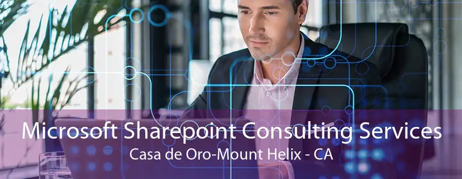 Microsoft Sharepoint Consulting Services Casa de Oro-Mount Helix - CA