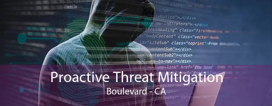 Proactive Threat Mitigation Boulevard - CA