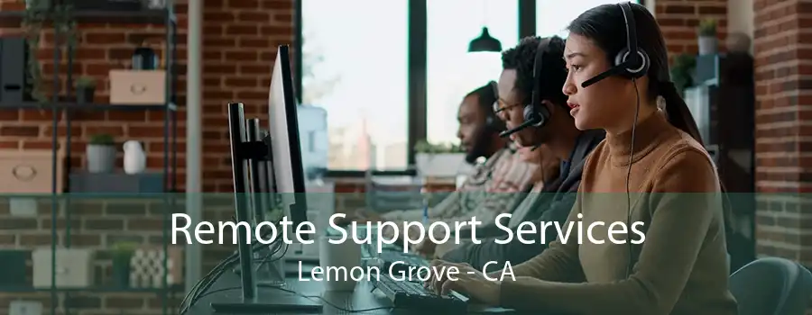 Remote Support Services Lemon Grove - CA