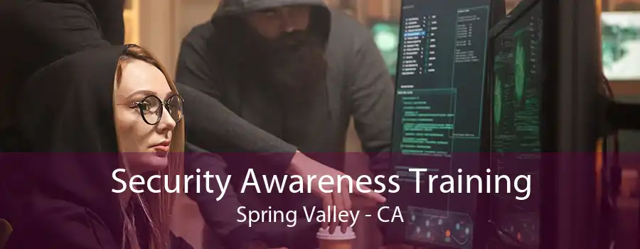 Security Awareness Training Spring Valley - CA