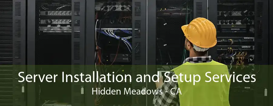 Server Installation and Setup Services Hidden Meadows - CA