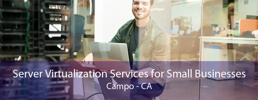 Server Virtualization Services for Small Businesses Campo - CA