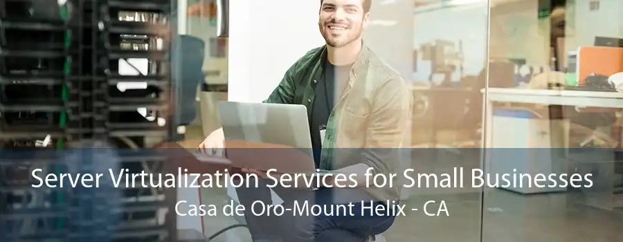 Server Virtualization Services for Small Businesses Casa de Oro-Mount Helix - CA