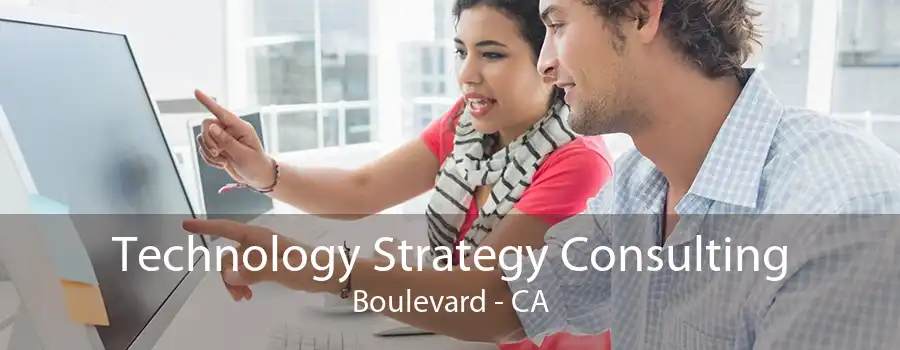 Technology Strategy Consulting Boulevard - CA