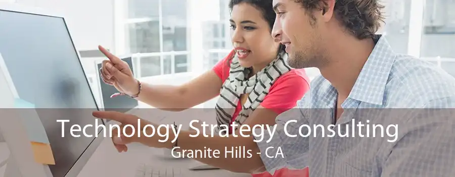 Technology Strategy Consulting Granite Hills - CA