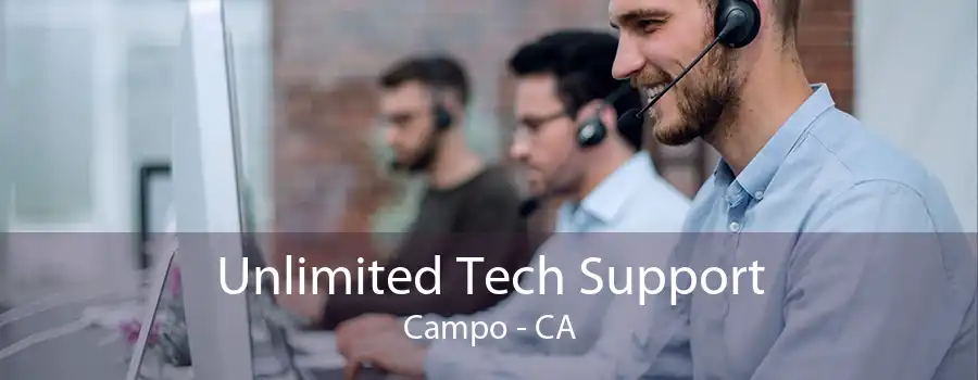 Unlimited Tech Support Campo - CA