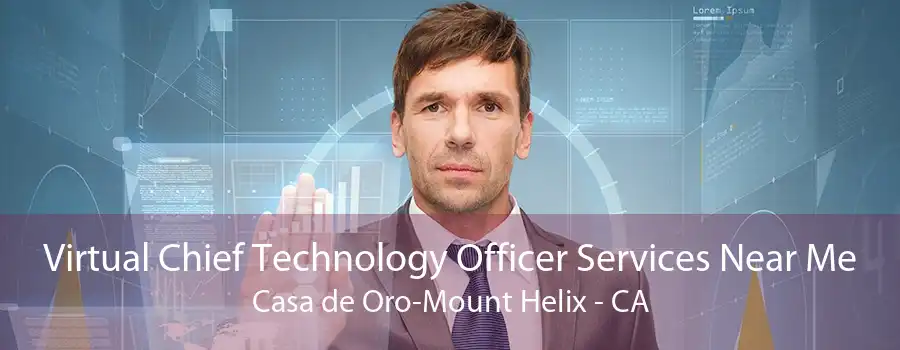 Virtual Chief Technology Officer Services Near Me Casa de Oro-Mount Helix - CA