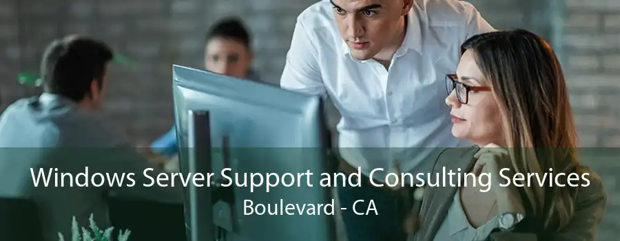 Windows Server Support and Consulting Services Boulevard - CA